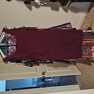 Form fitting shirt length dress